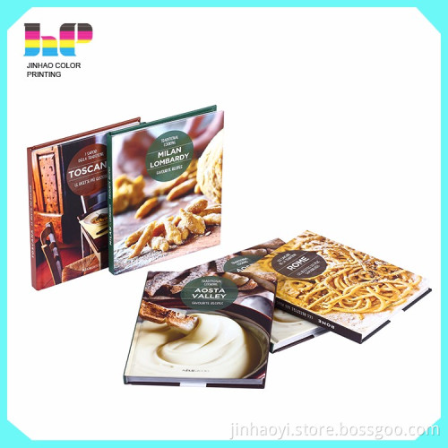 cook book printing service 4 color food recipe printing